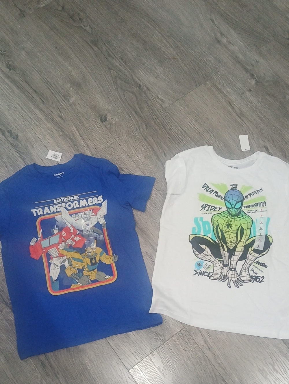Old Navy Blue Transformers Graphic Tee